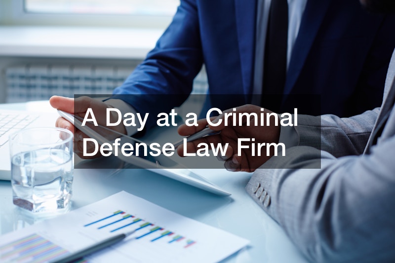 A Day at a Criminal Defense Law Firm